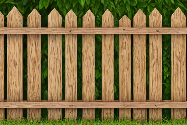 wood fence png