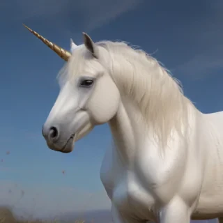 unicorn outline