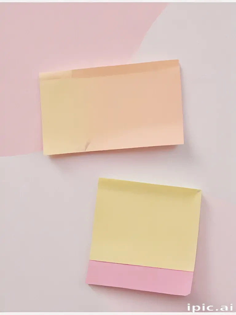 aesthetic cute sticky note png