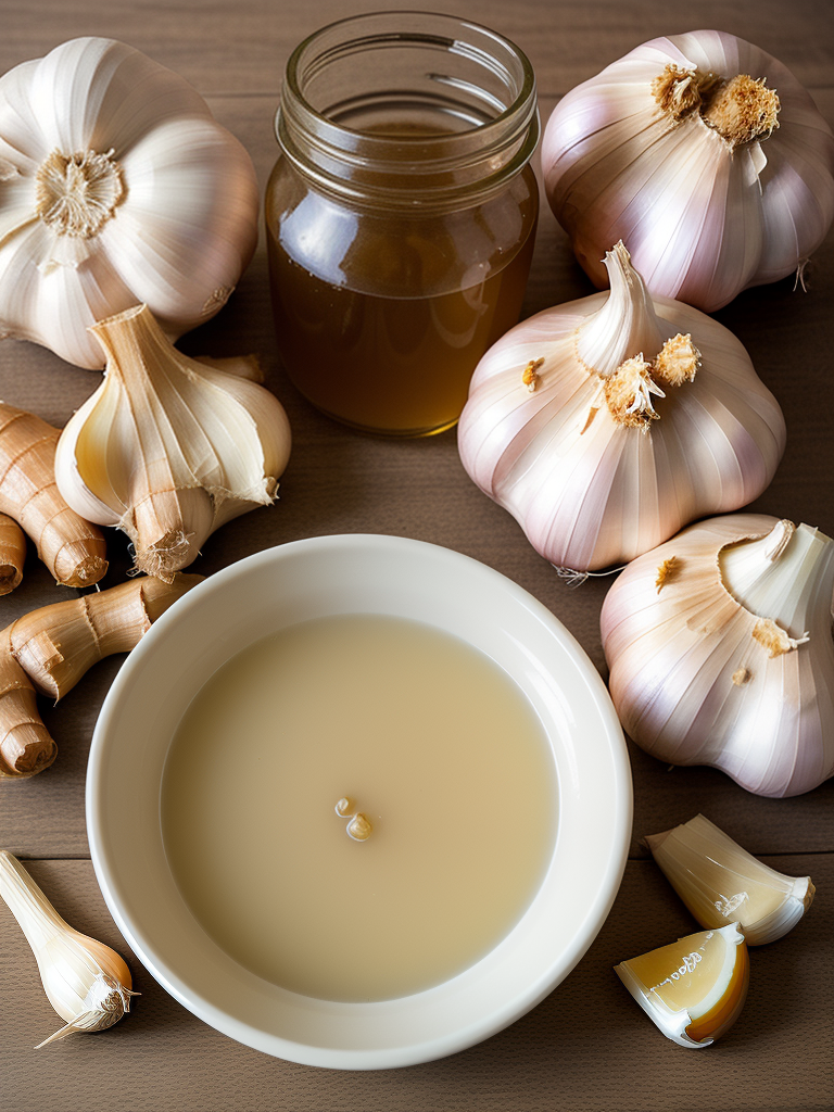 garlic and honey and ginger