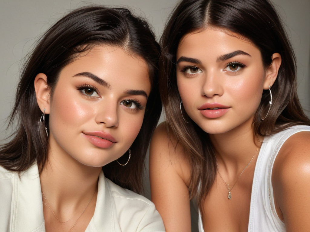 selena gomez and hailey bieber picture