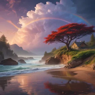 aesthetic wallpapers rainbow