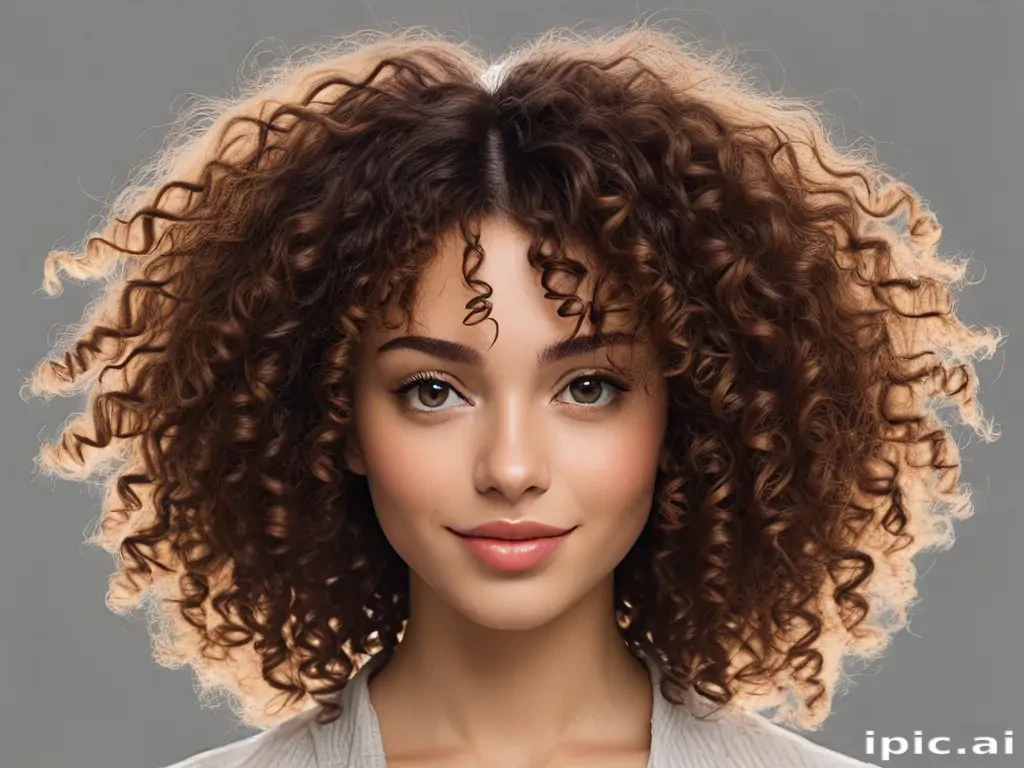 curly hair png