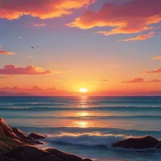 cute sunset backgrounds