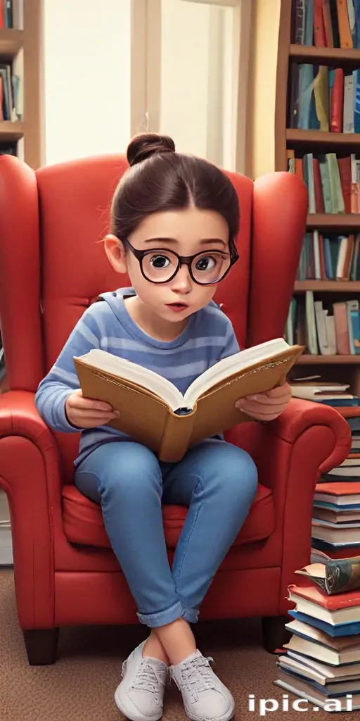 cartoon of reading