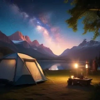 camping background