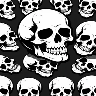 skull background