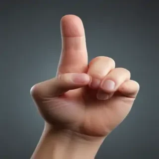 pointing finger png