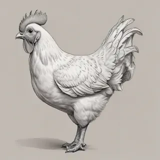 chicken drawing