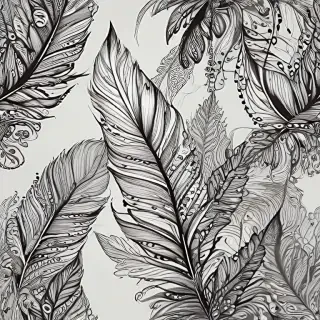 feather design