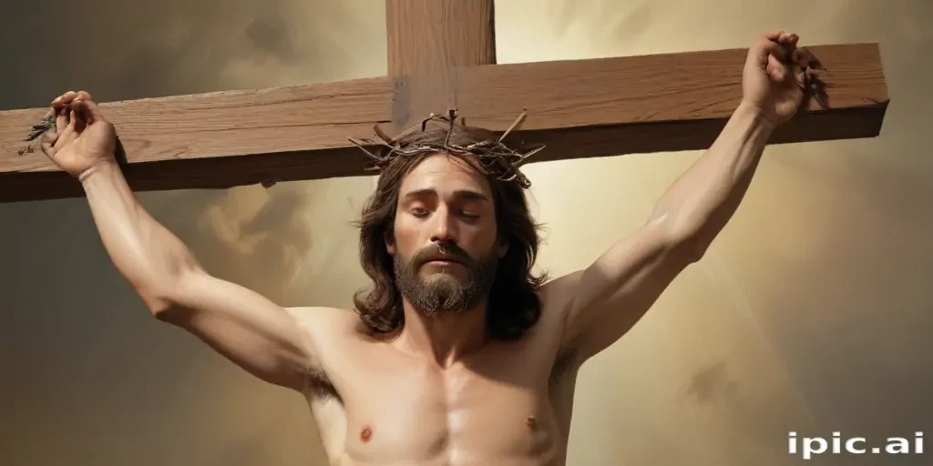 a picture of jesus on the cross