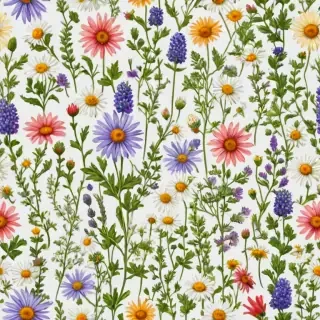 wildflowers transparent background