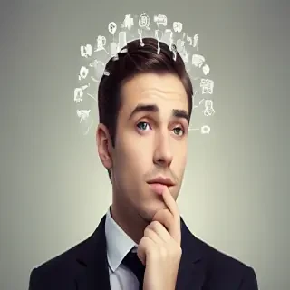 thinking person