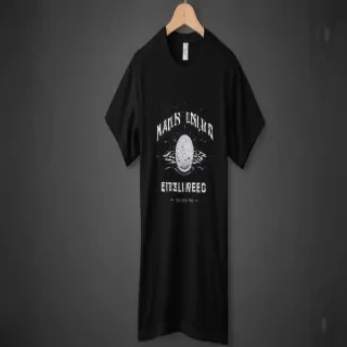 black t shirt mockup free