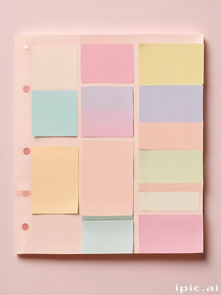 aesthetic cute sticky note png