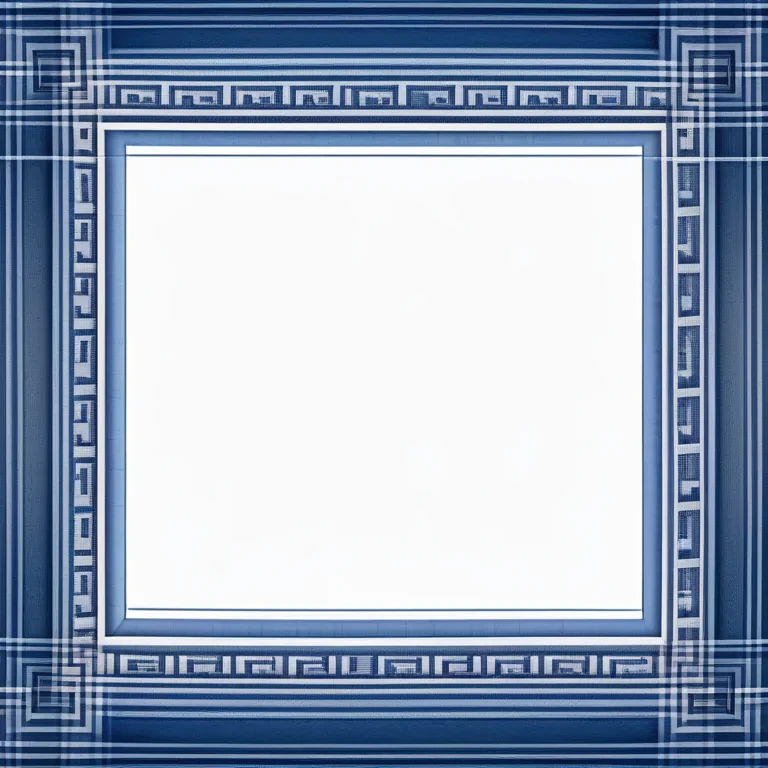blue border