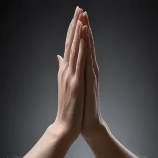 praying hands transparent background