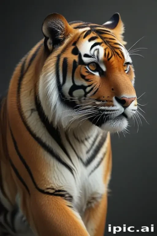 transparent tiger