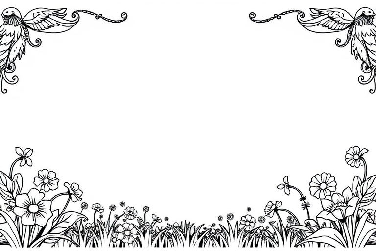 border clip art black and white