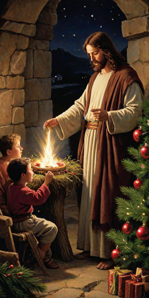 jesus at christmas images