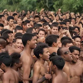 crowded png