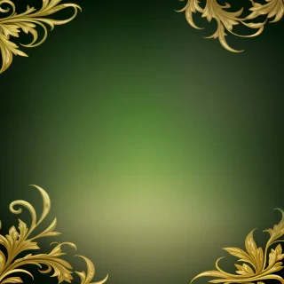 green and gold background