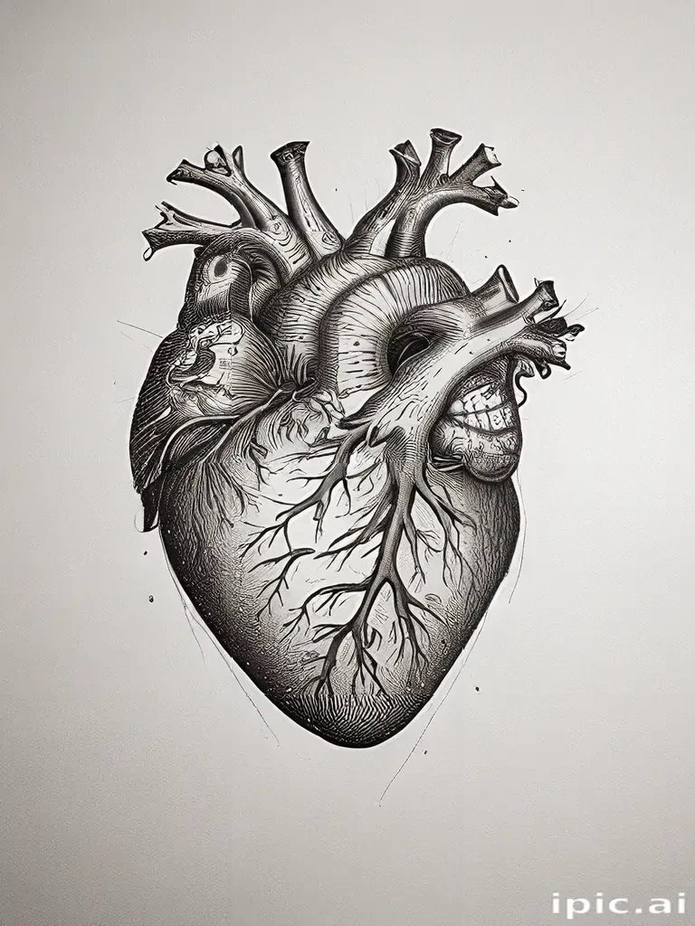 hand drawn heart