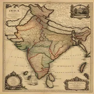 map of india