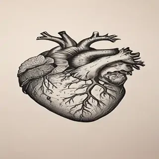 hand drawn heart