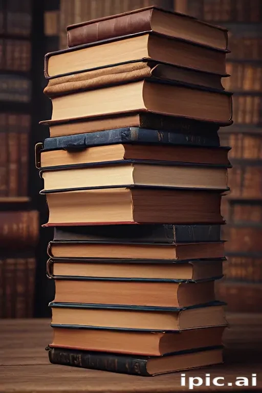 book stack png
