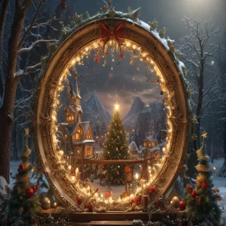 transparent merry christmas
