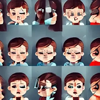 cartoon images of depression