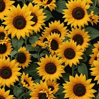 aesthetic sunflower background
