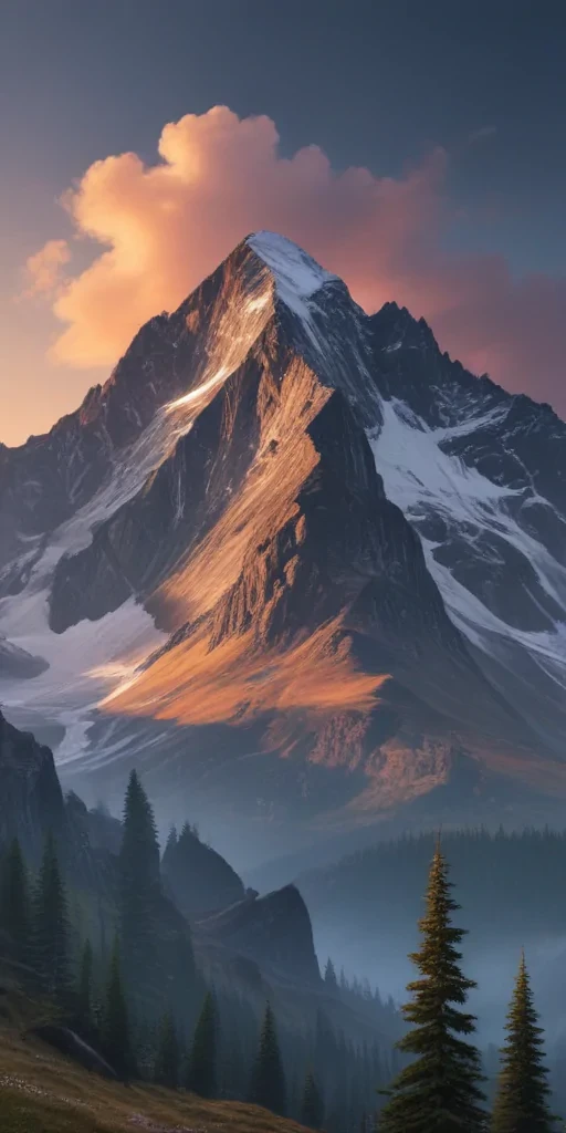 aesthetic mountain wallpaper