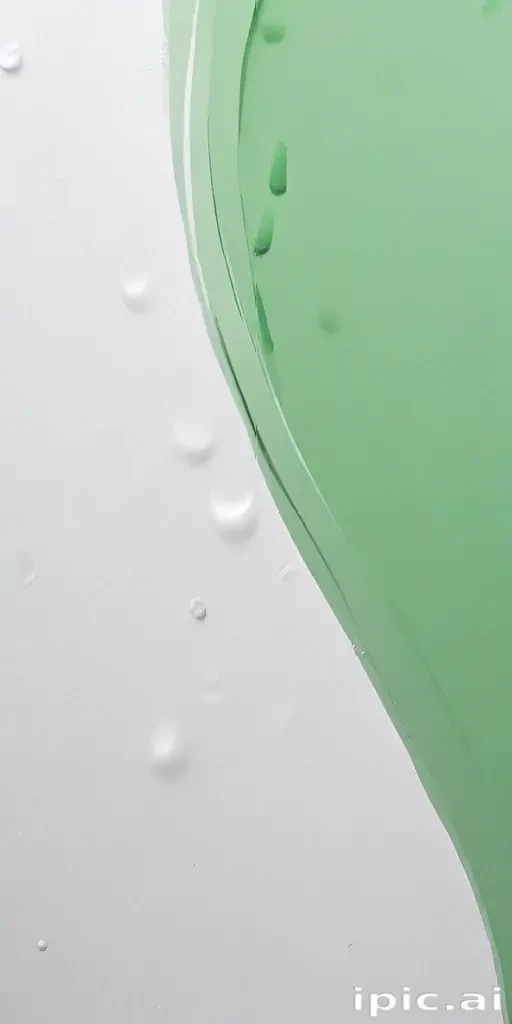 white and green background