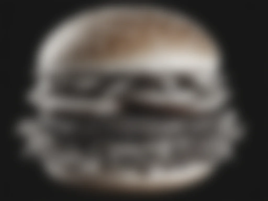 hamburger clipart black and white