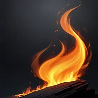 background with fire