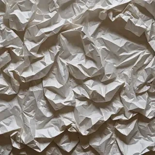 crumpled up paper