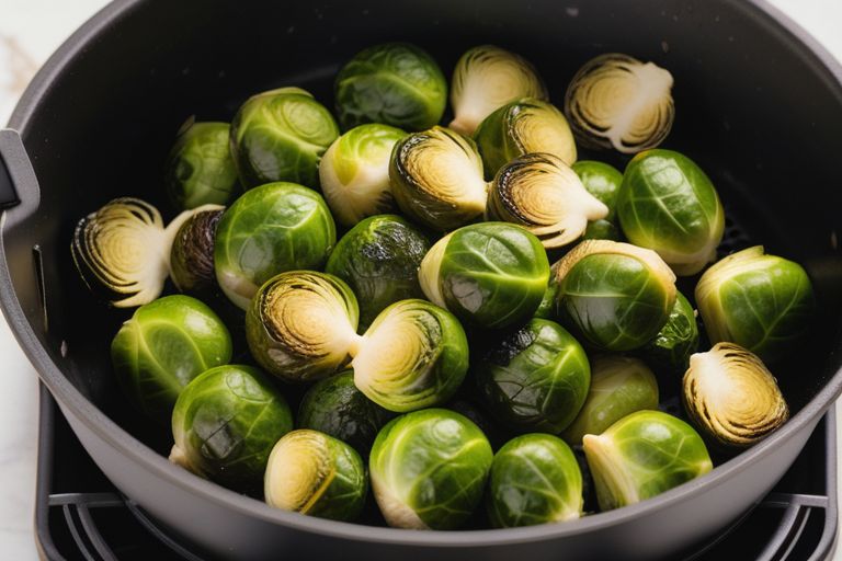 air fried frozen brussel sprouts