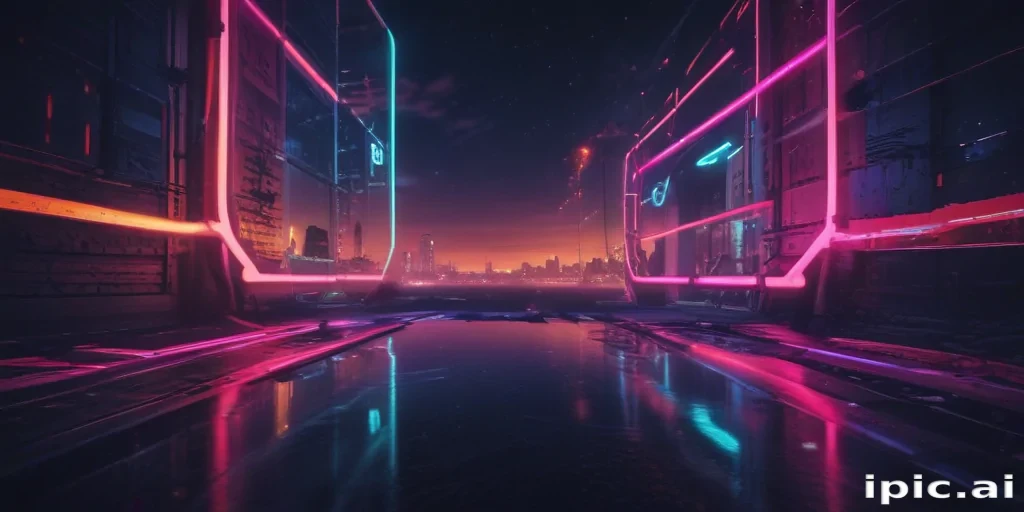 neon wallpaper iphone