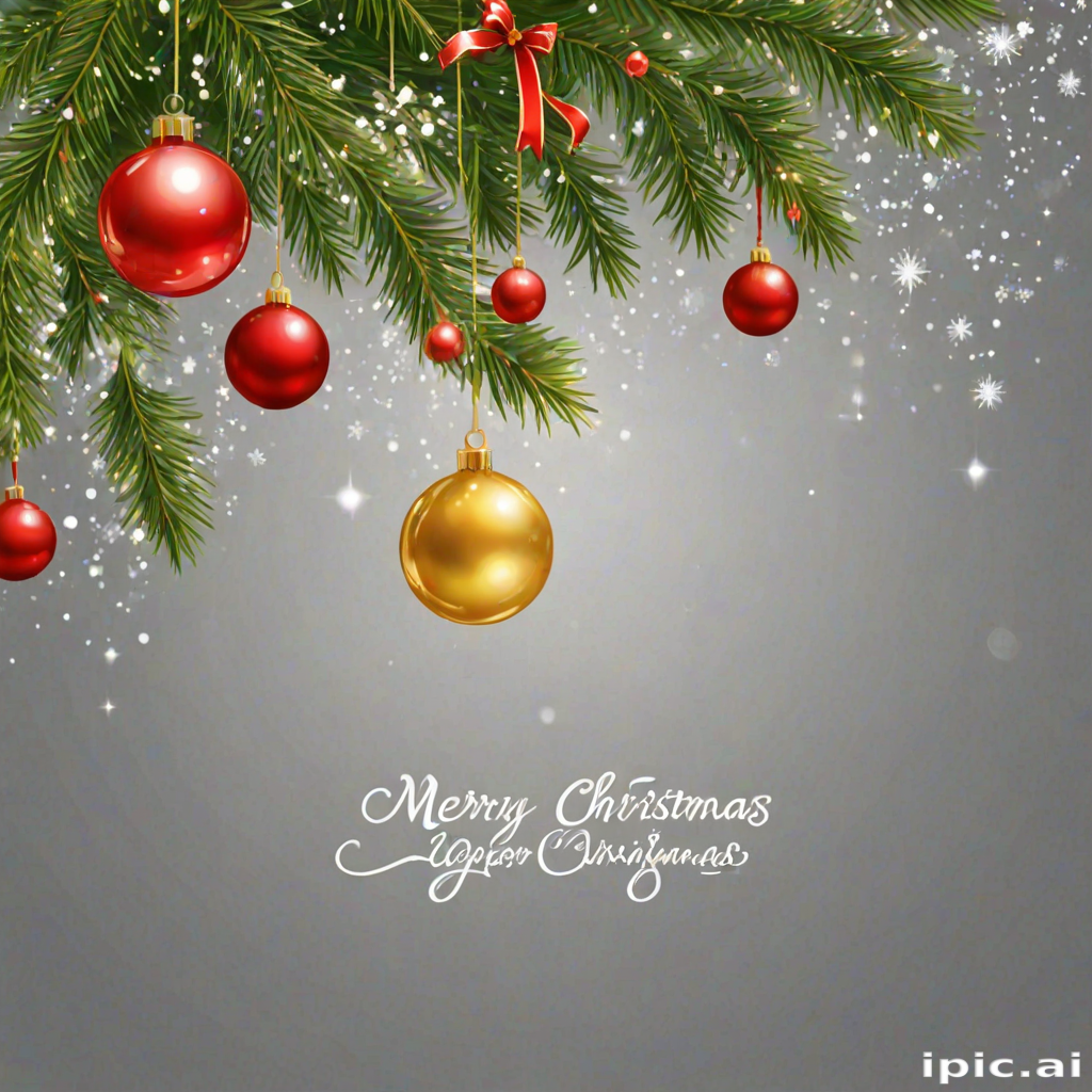 transparent merry christmas
