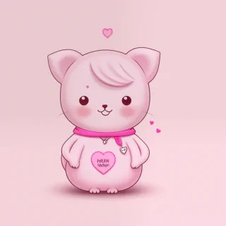 cute pink design