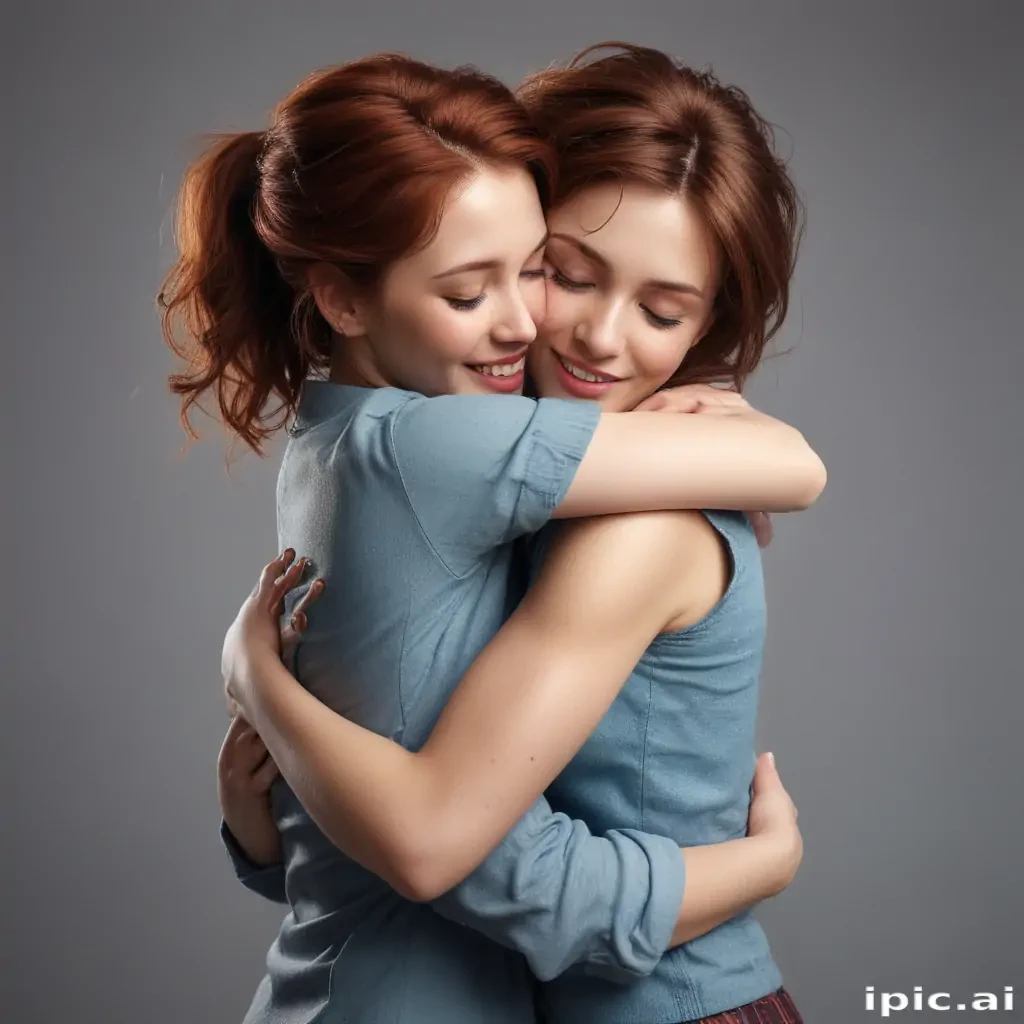 hugging png