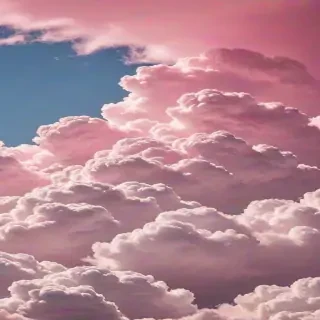 pink cloud background