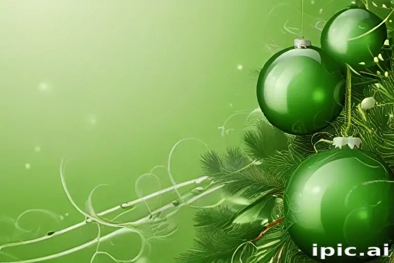 green christmas wallpaper
