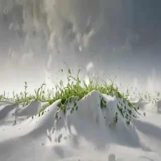 background white and green