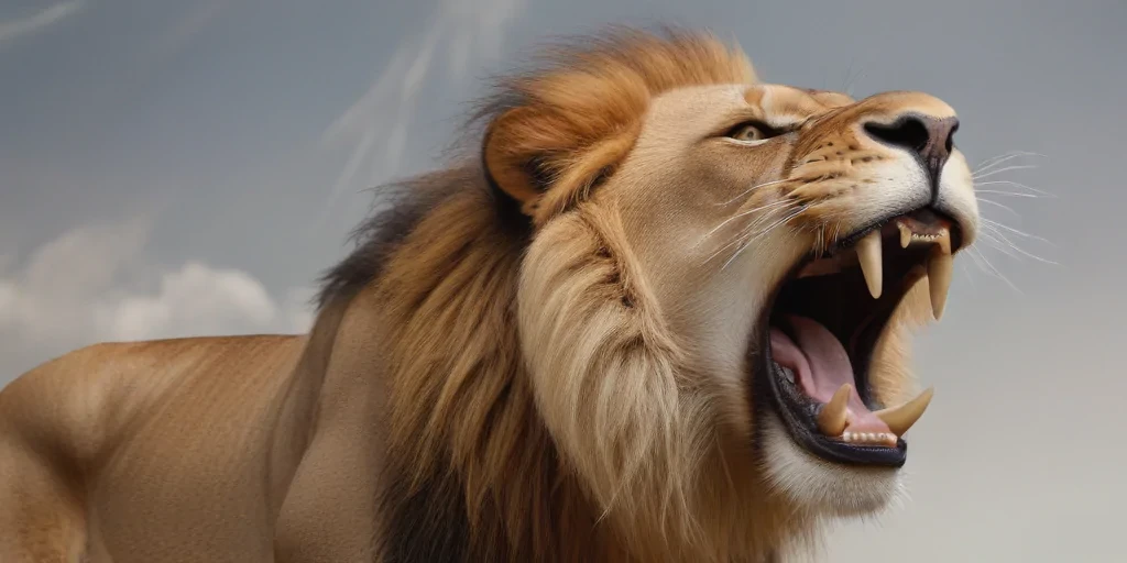 lion roar png