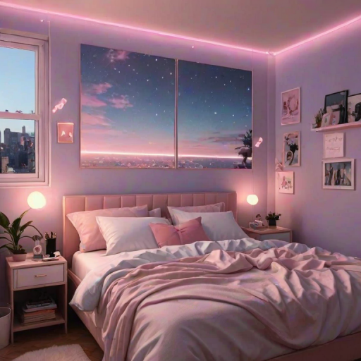 aesthetic bedroom background