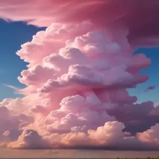 pink cloud wallpaper