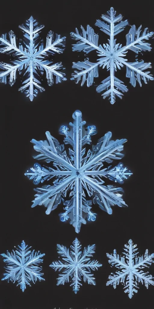 snowflake clipart with transparent background